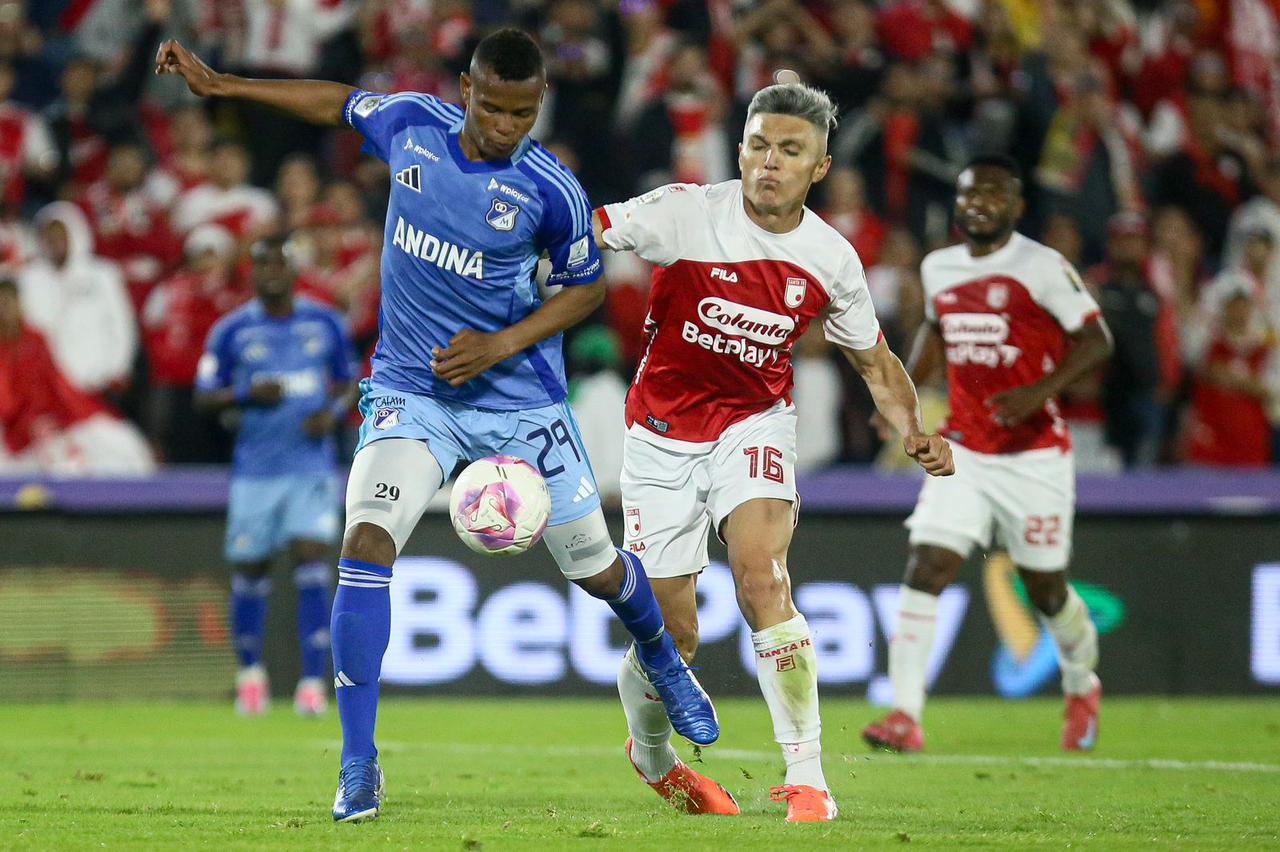 Santa Fe vs Millonarios, Liga Betplay 2025-2