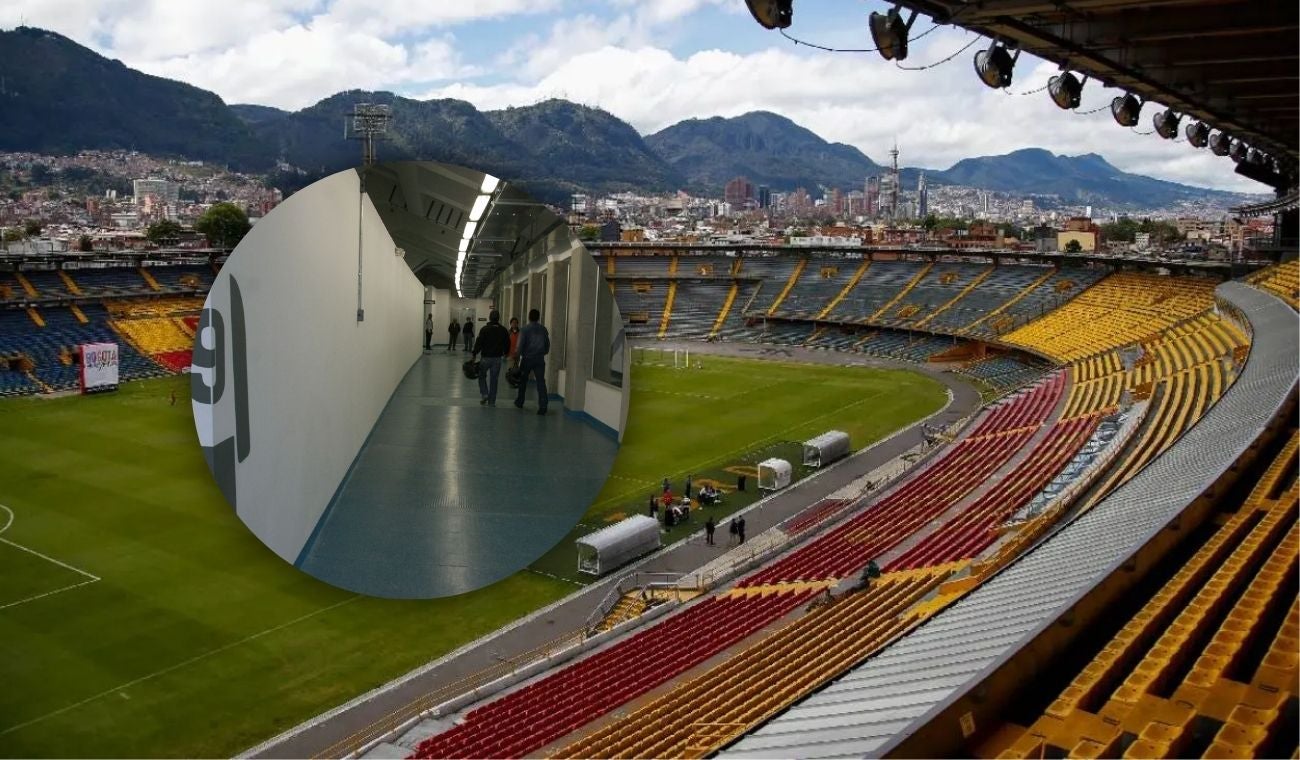 Baños del estadio El Campín de Bogotá