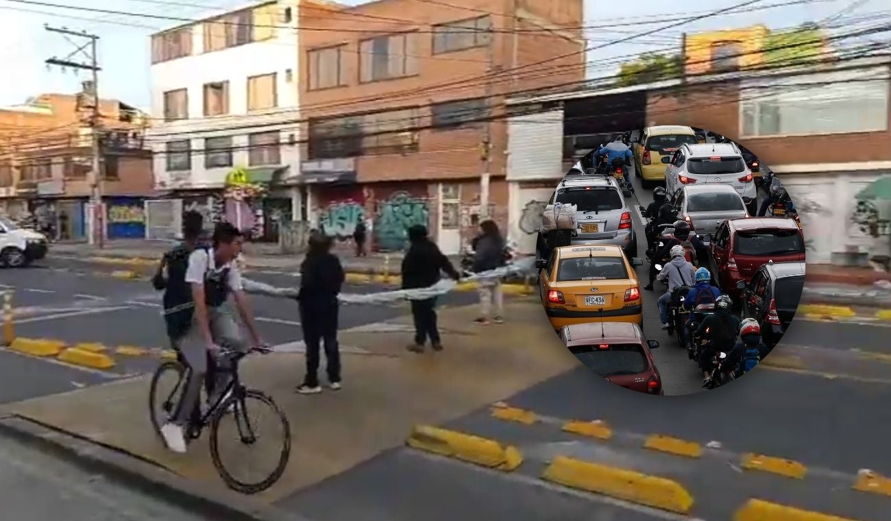 Bloqueo en Bogotá