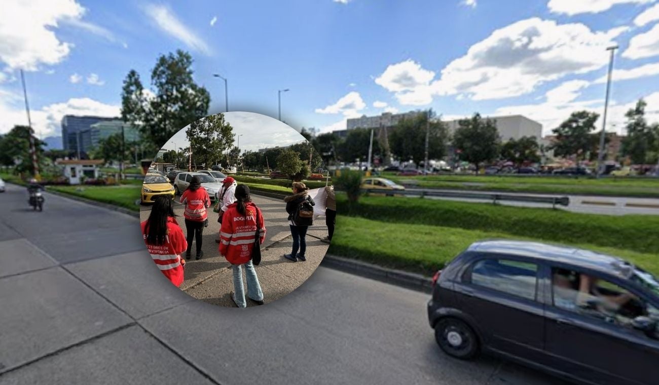 Tramo de la calle 26 con carrera 66a