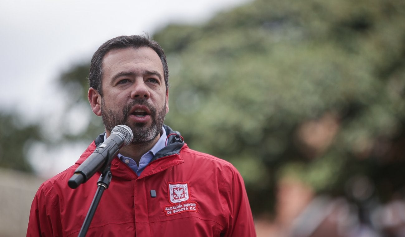 Carlos Fernando Galán y su mensaje contra la violencia en las marchas