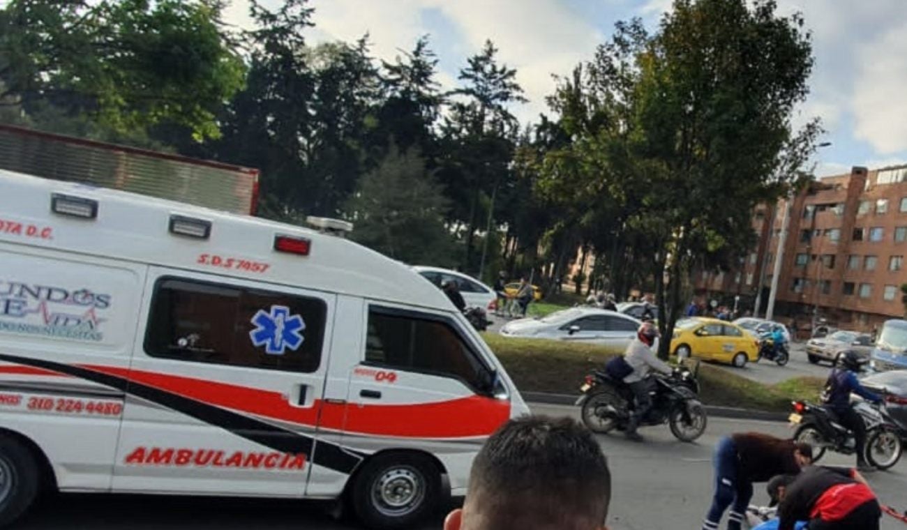 Ciclista muerto en la avenida Ciudad de Cali