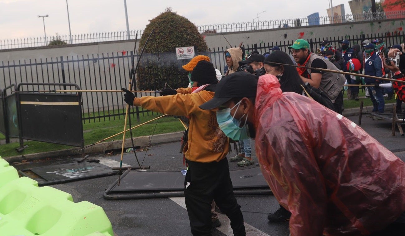 Disturbios cerca de embajada EE.UU. Bogotá