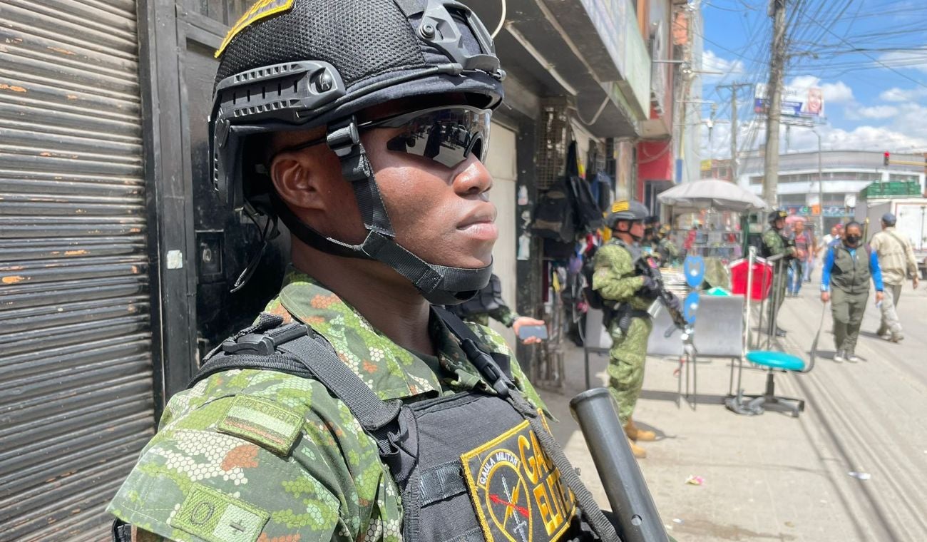 Uniformado del Gaula Militar