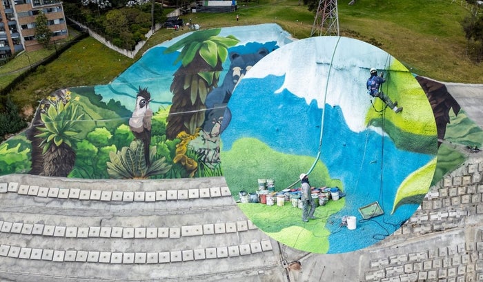 “Guardianes de Páramo” el nuevo mural gigante que transforma la Boyacá