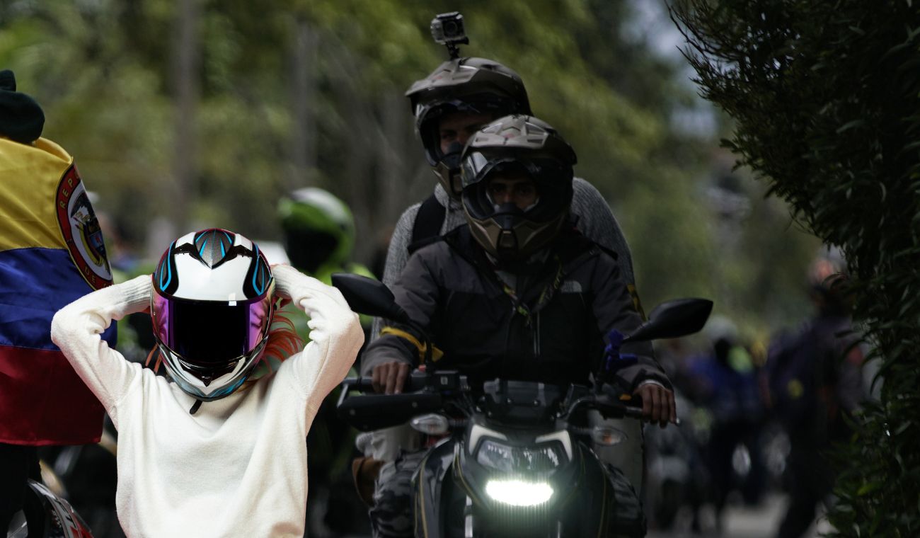 Hurto en moto en Bogotá