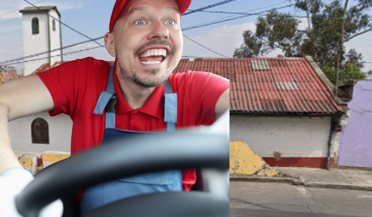 La pared del miedo en Bogotá hasta los más vivos frenan en seco