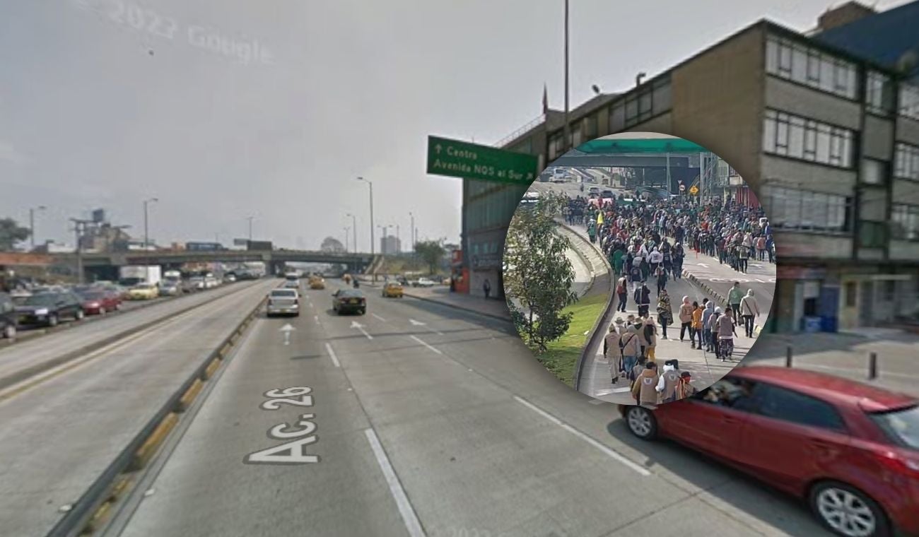 Manifestación en la Calle 26 con NQS