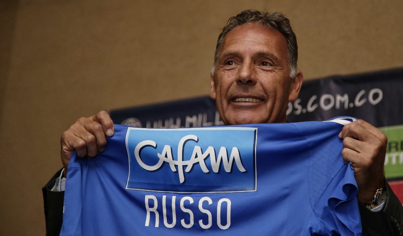 Presentación de Miguel Ángel Russo en Millonarios