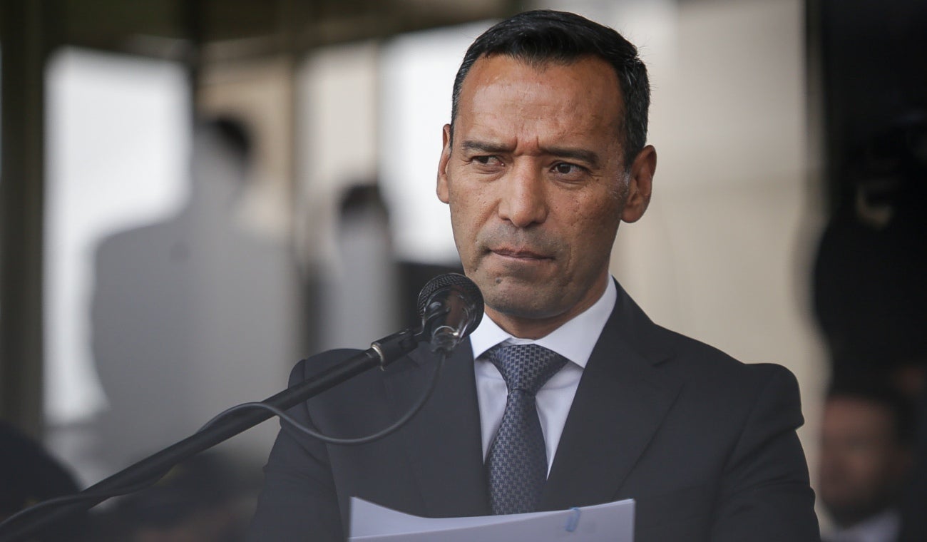 El ministro de Defensa, Pedro Sánchez, rechazó los actos de violencia registrados en Bogotá.