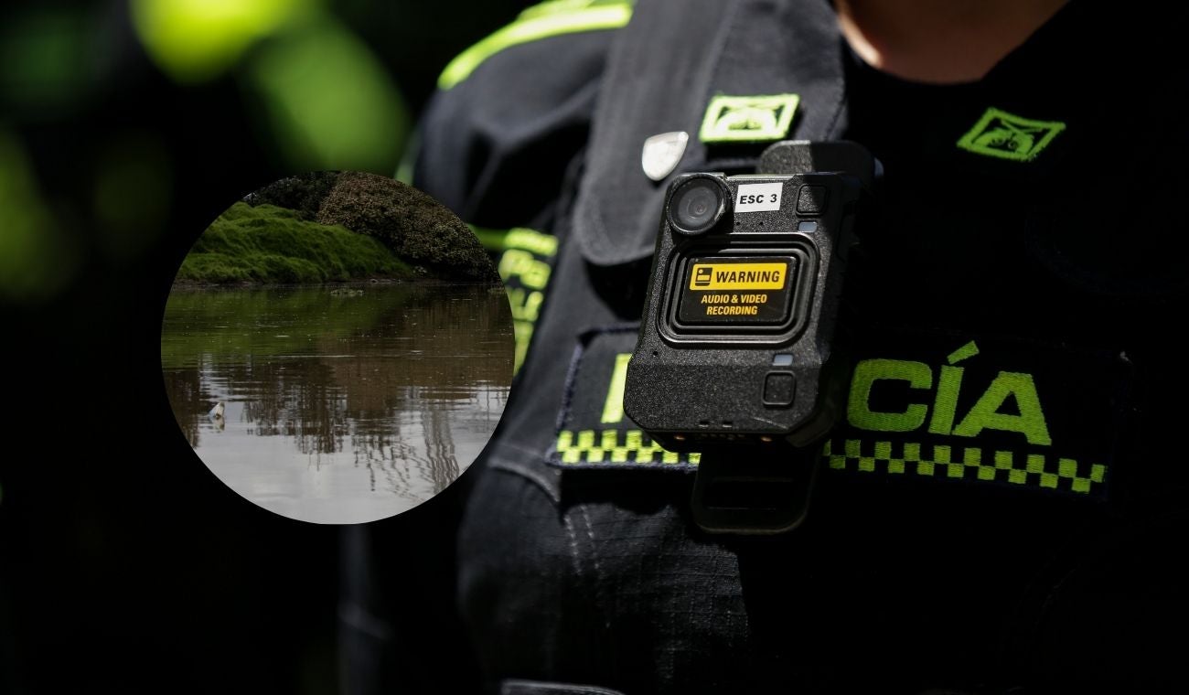 Policías rescatan a bebé arrojada al río