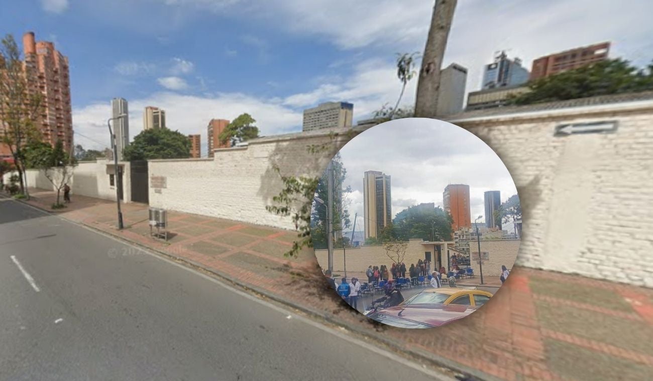 Protesta en el Colegio Mayor de Cundinamarca