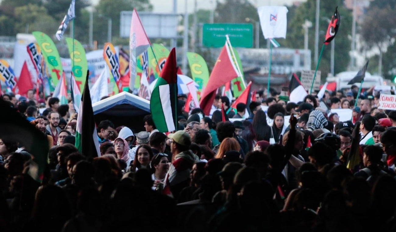 Protesta en Bogotá, 7 de octubre de 2025