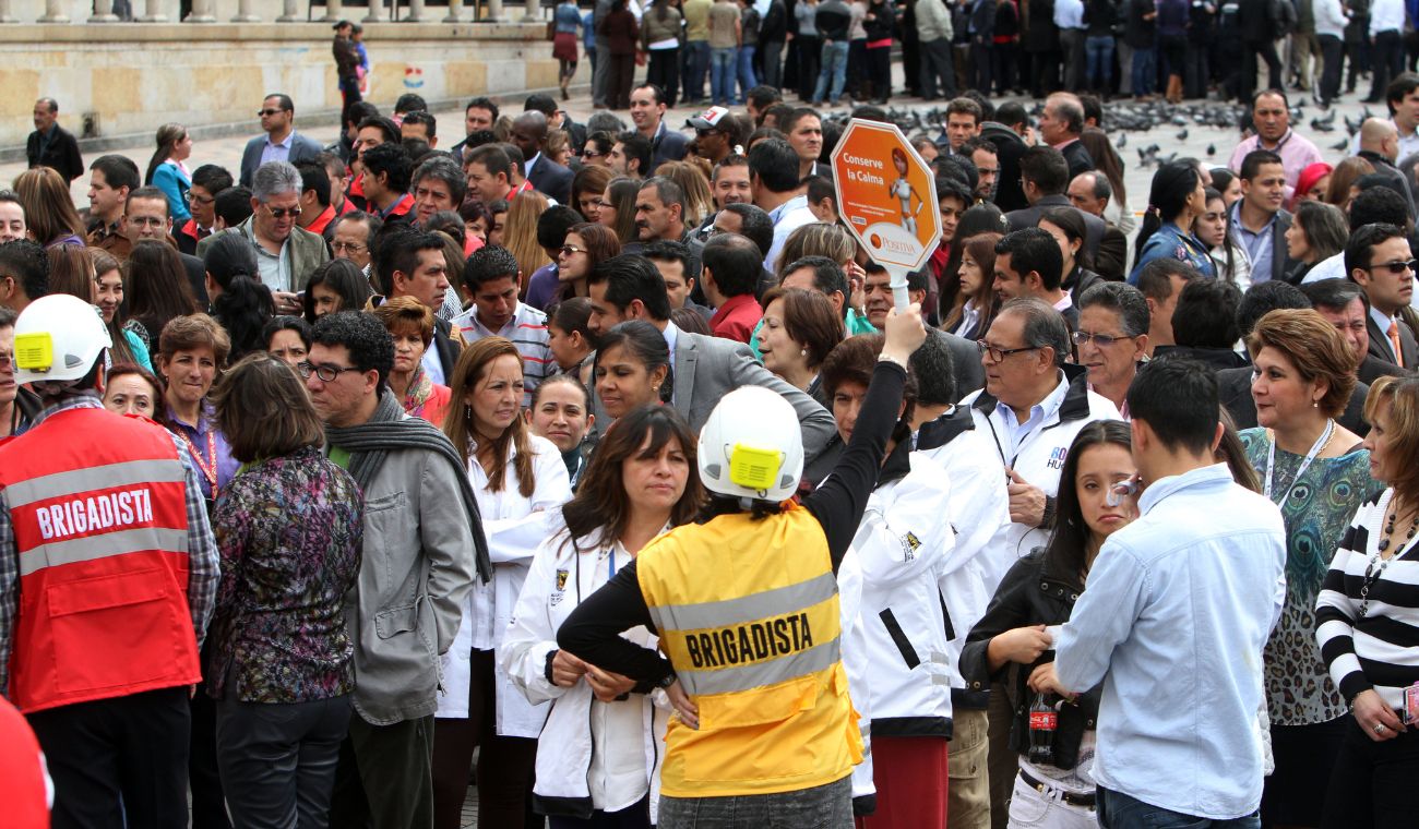 Simulacro Distrital en Bogotá