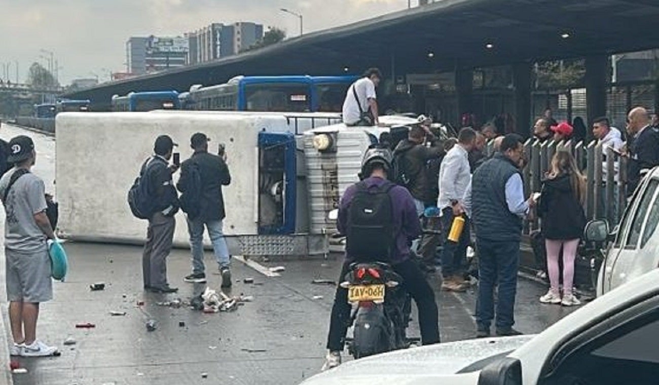 Accidente calle 26 Bogotá