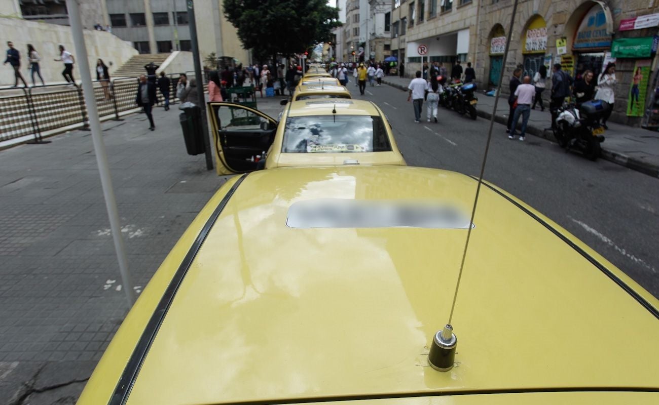 Robo en taxi de Bogotá