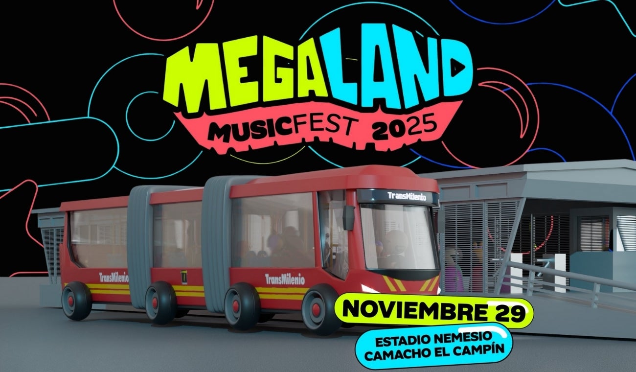 Rutas de TransMilenio para el Megaland 2025