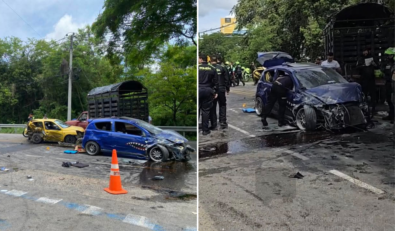 Accidente en la vía Bogotá - Girardot