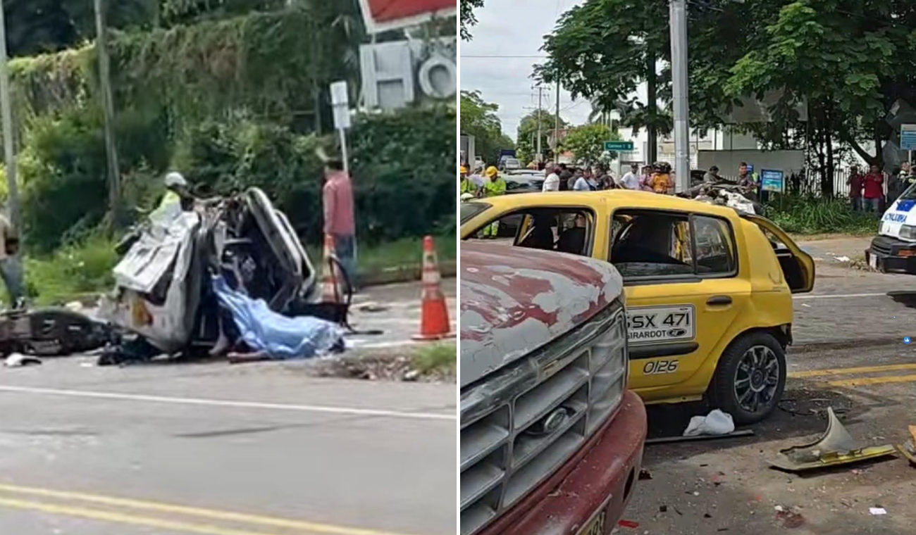 Accidente en la vía Bogotá - Girardot