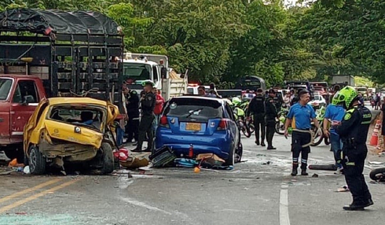 Accidente en vía Bogotá-Girardot