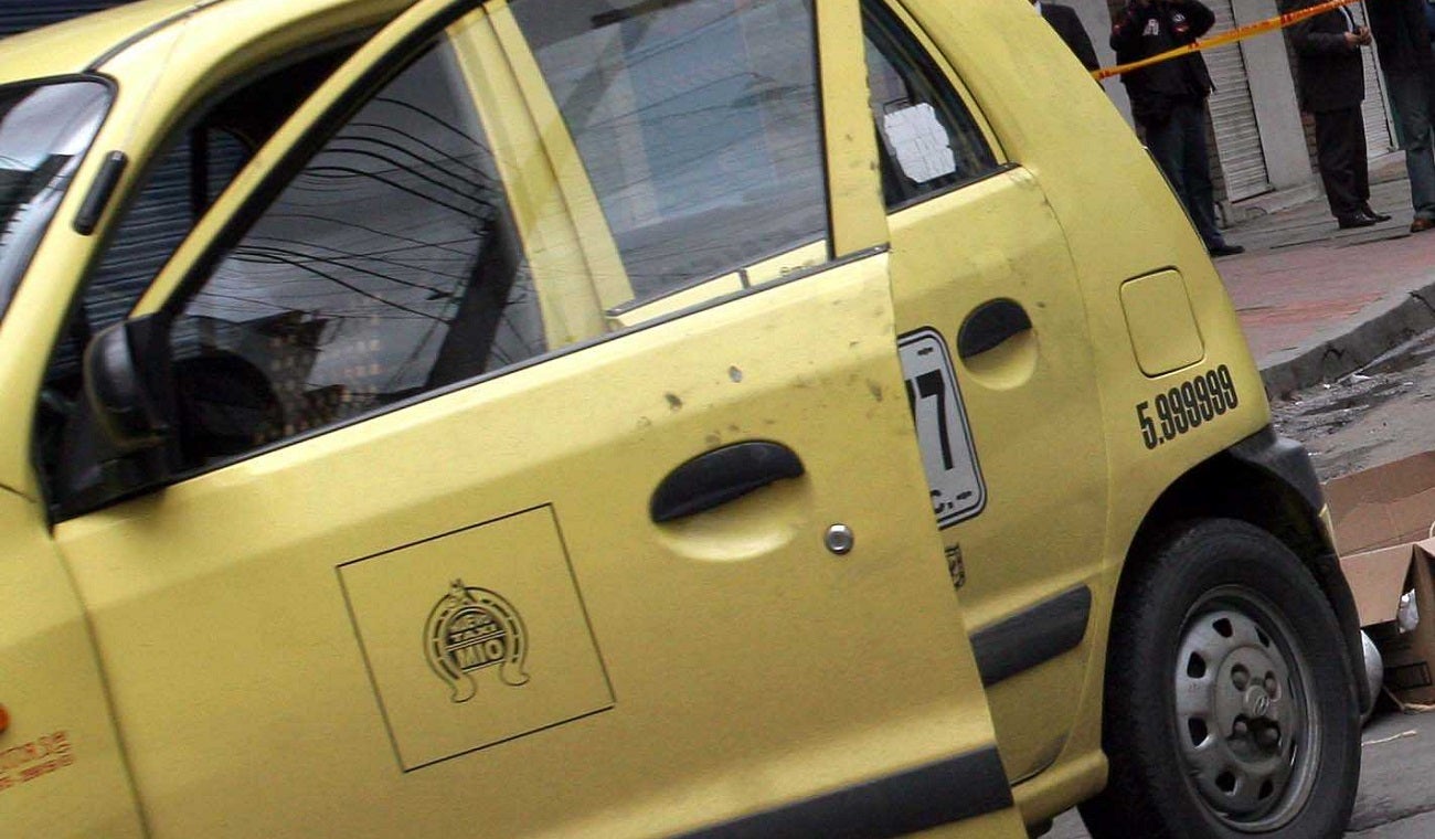 Accidente taxi en San Cristóbal