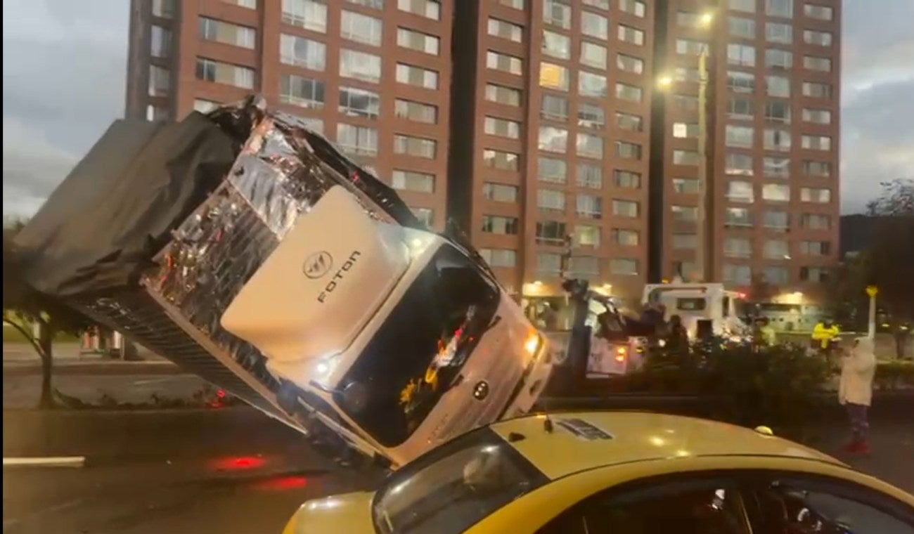 Siniestro vial en Usaquén