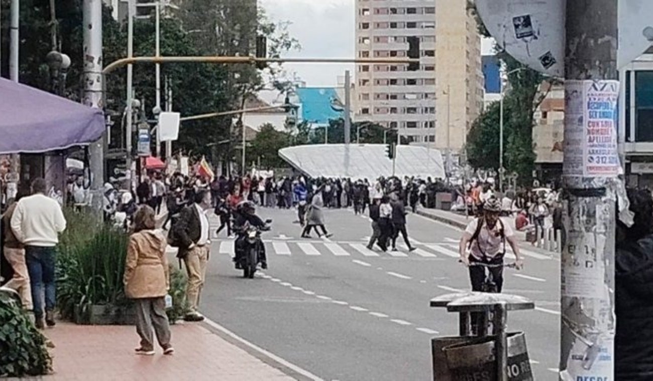 Bloqueos en la Calle 26