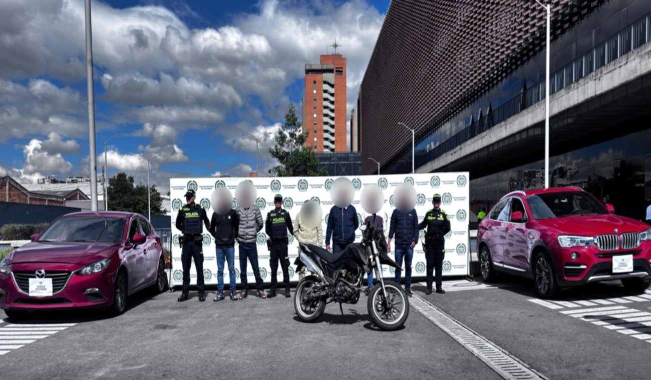 Cae la banda del carro rojo en Bogotá