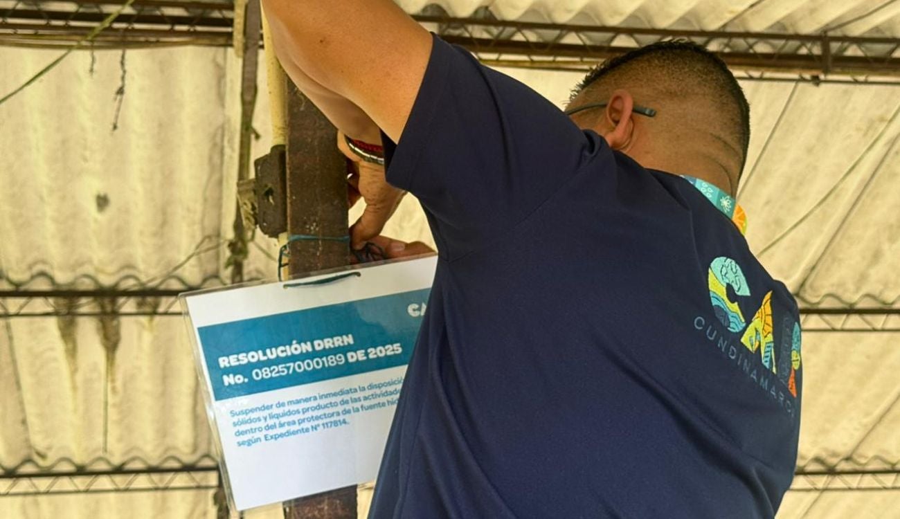 CAR suspende matadero en Yacopí por vertimientos en zona protegida