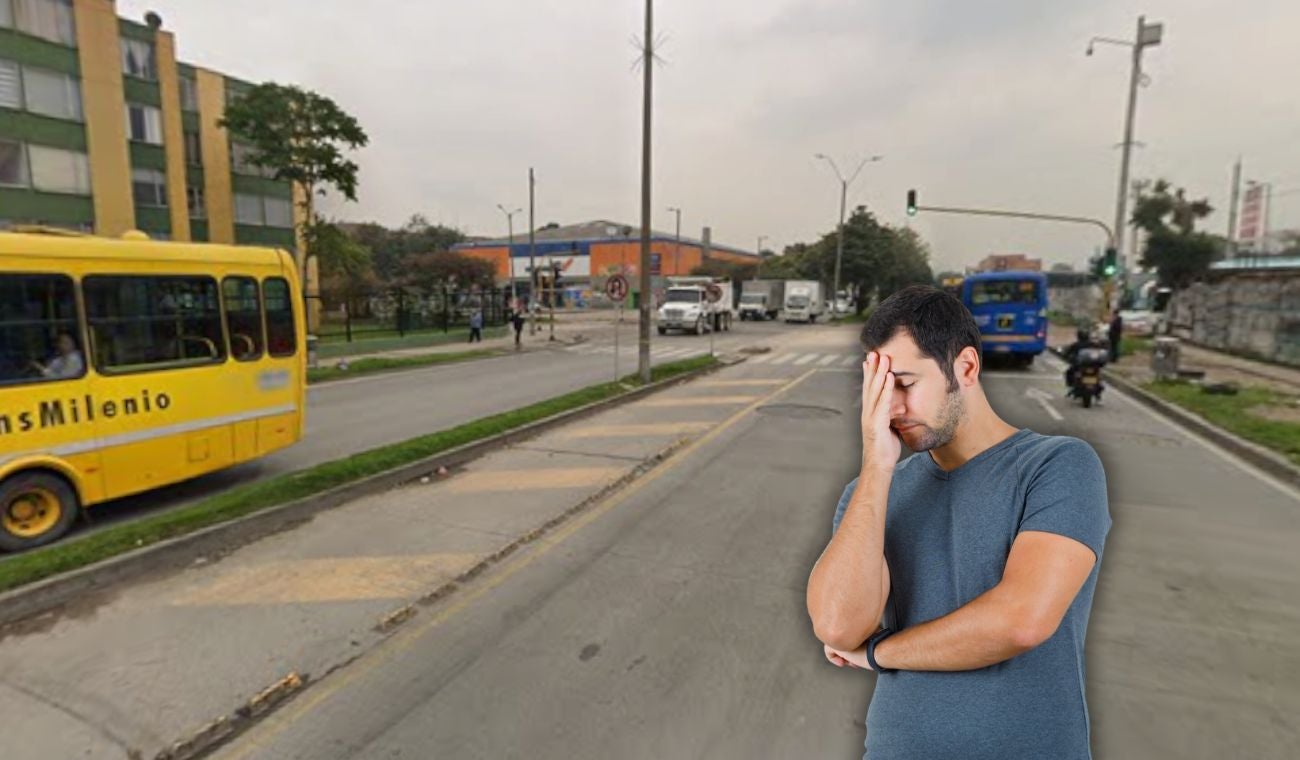 Cierre vial en la calle 72