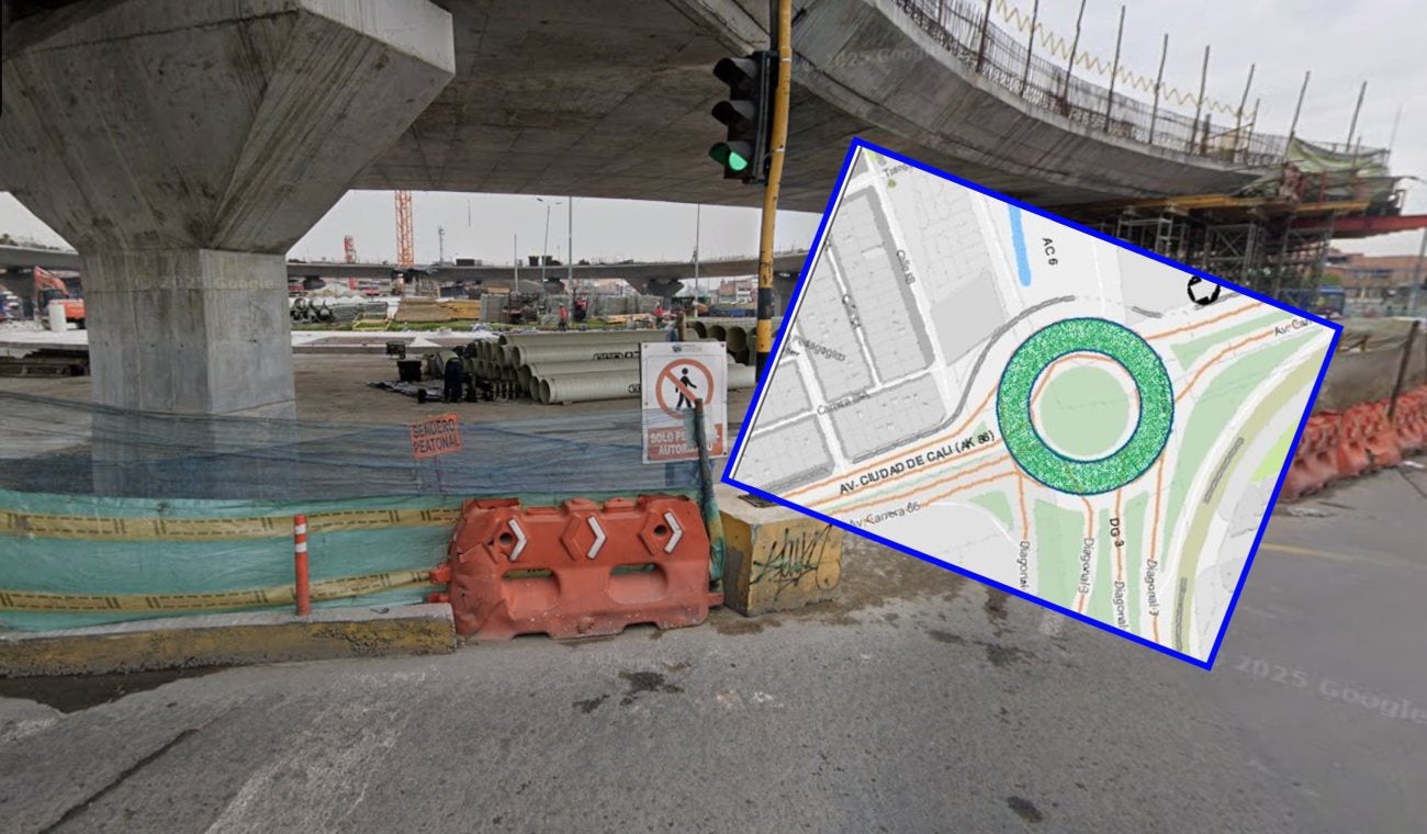 Cierre en la avenida Ciudad de Cali con Américas