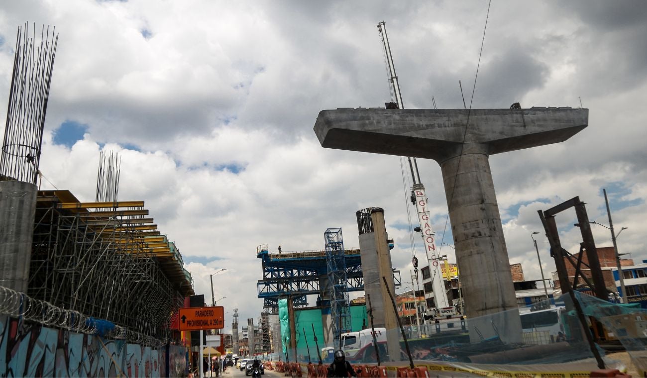 Cierres viales por obras del Metro de Bogotá