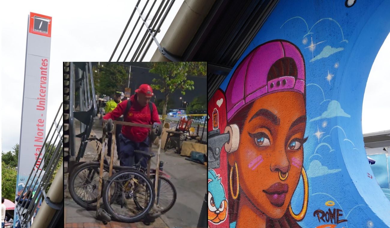 Distrito apretó en el Portal Norte vendedores quedaron viendo un chispero