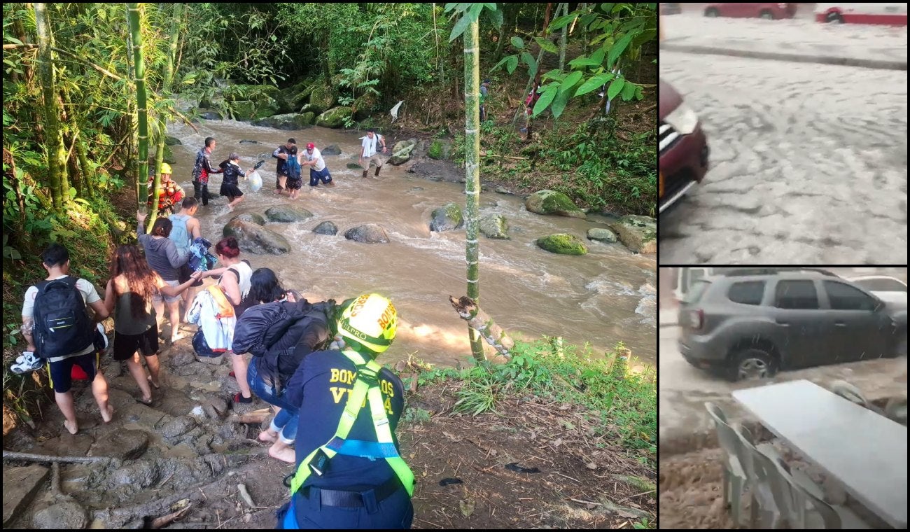 Creciente súbita en Viotá deja un desaparecido
