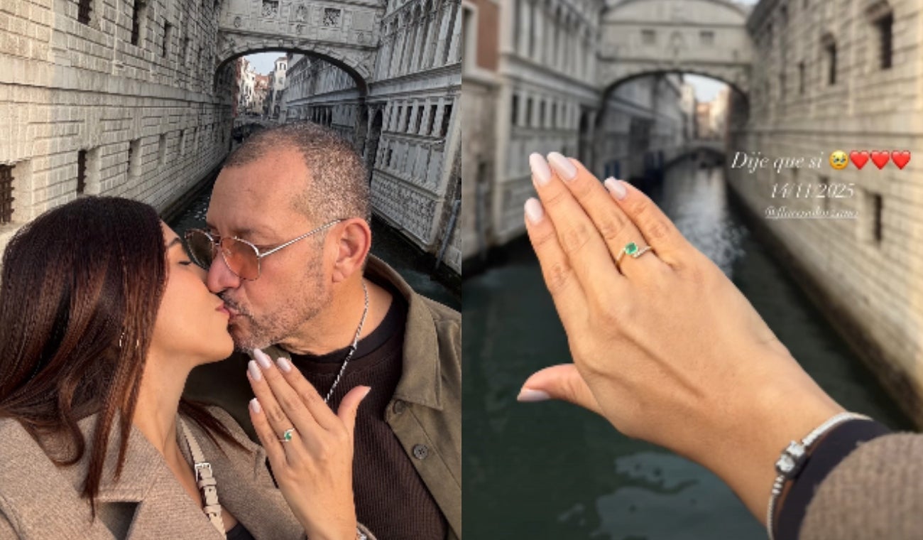 'Flaco' Solórzano se comprometió con 'La negra'