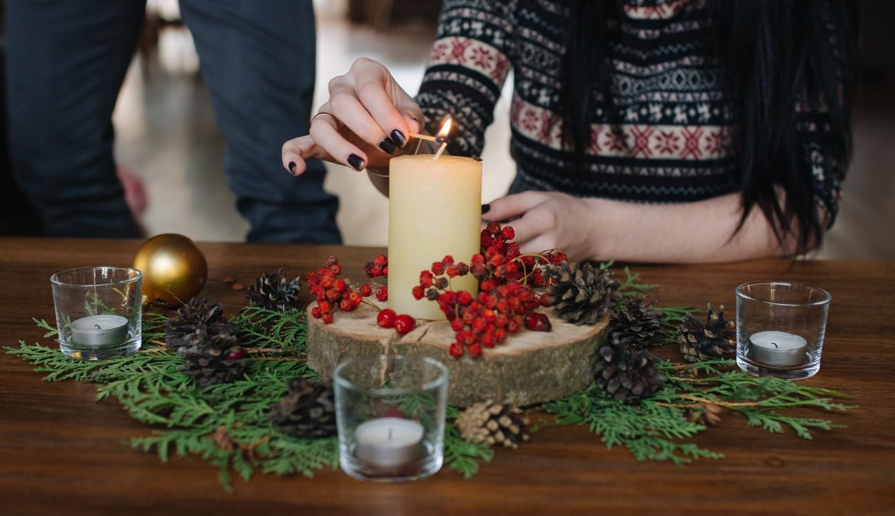 3 ideas de centros de mesa navideños fáciles y económicos