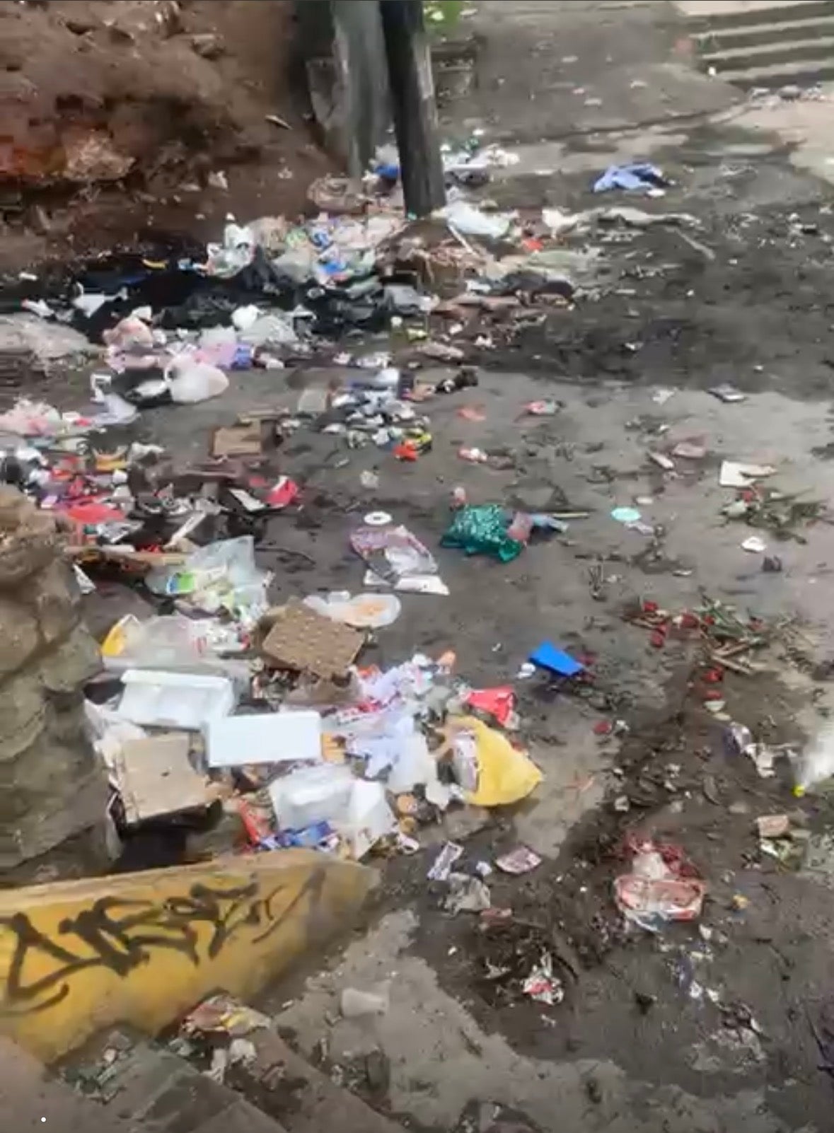 Barrio La Paz Ciudad Bolívar, problemas basuras