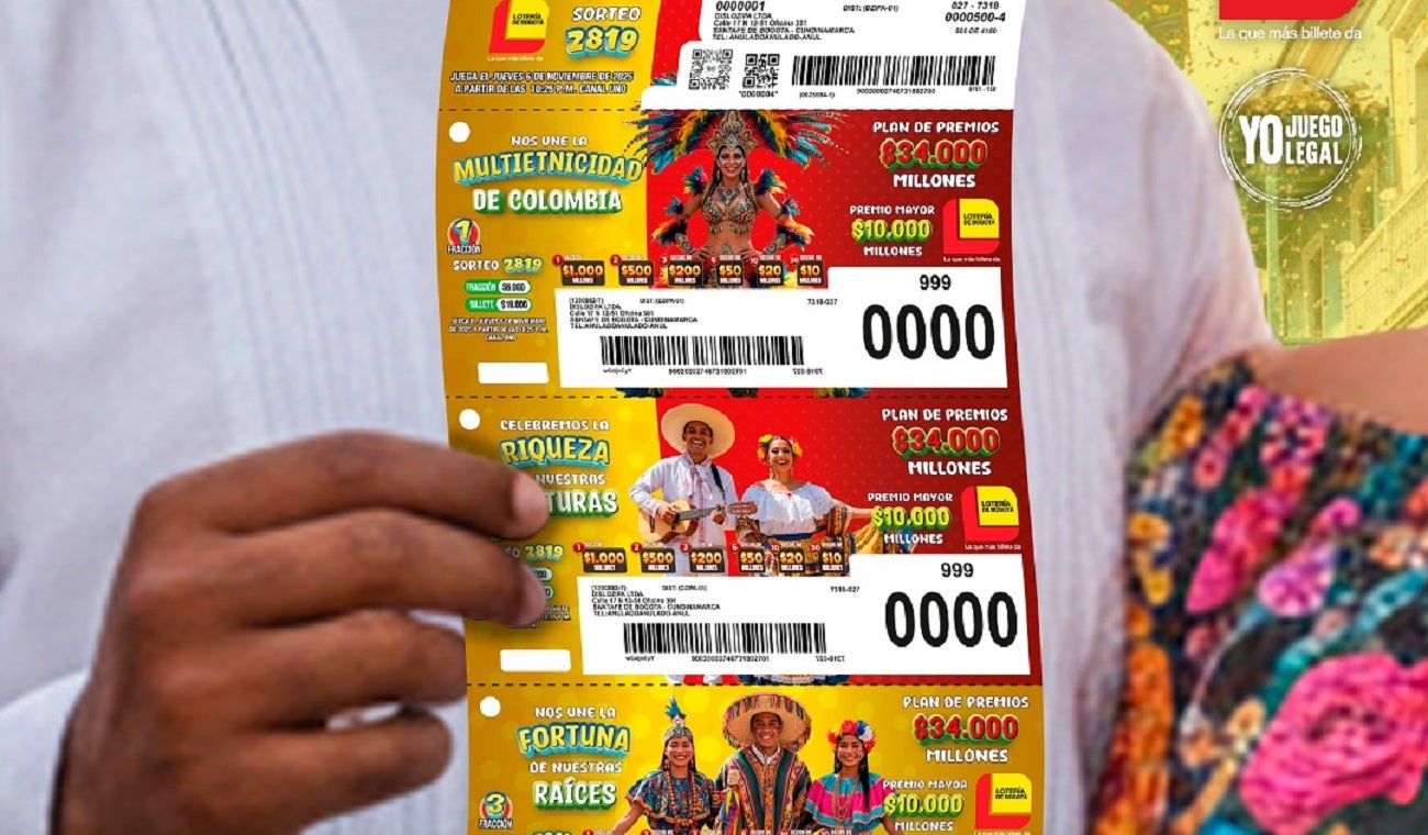 Lotería de Bogotá 6 de noviembre 2025