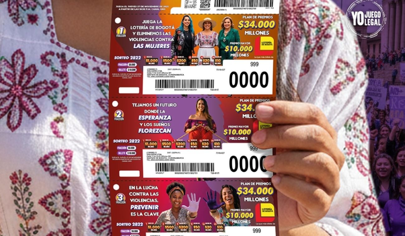 Lotería de Bogotá, 27 de noviembre de 2025