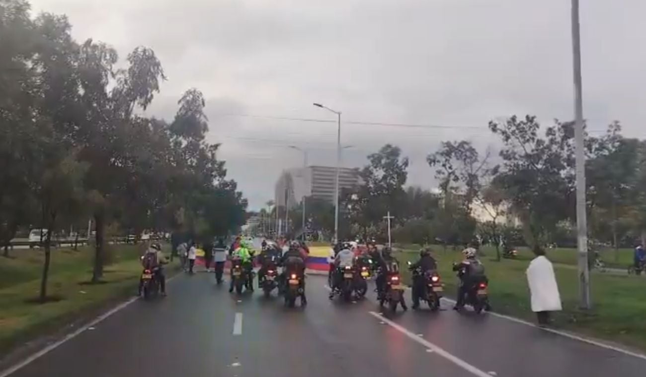 Manifestación en la calle 26