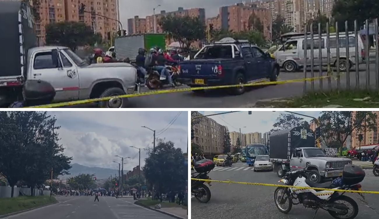 Manifestación en Av. Villavicencio causa demoras y desvíos obligatorios