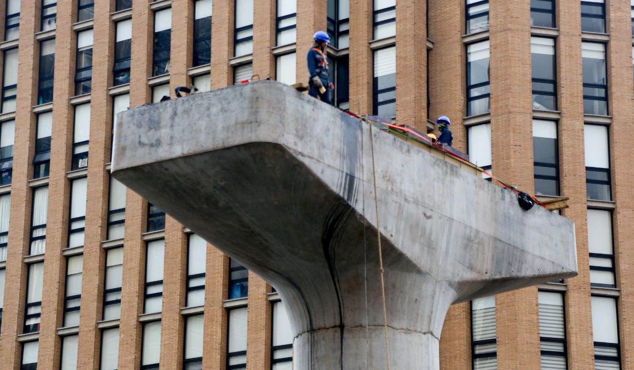 Obras del Metro en Bogotá