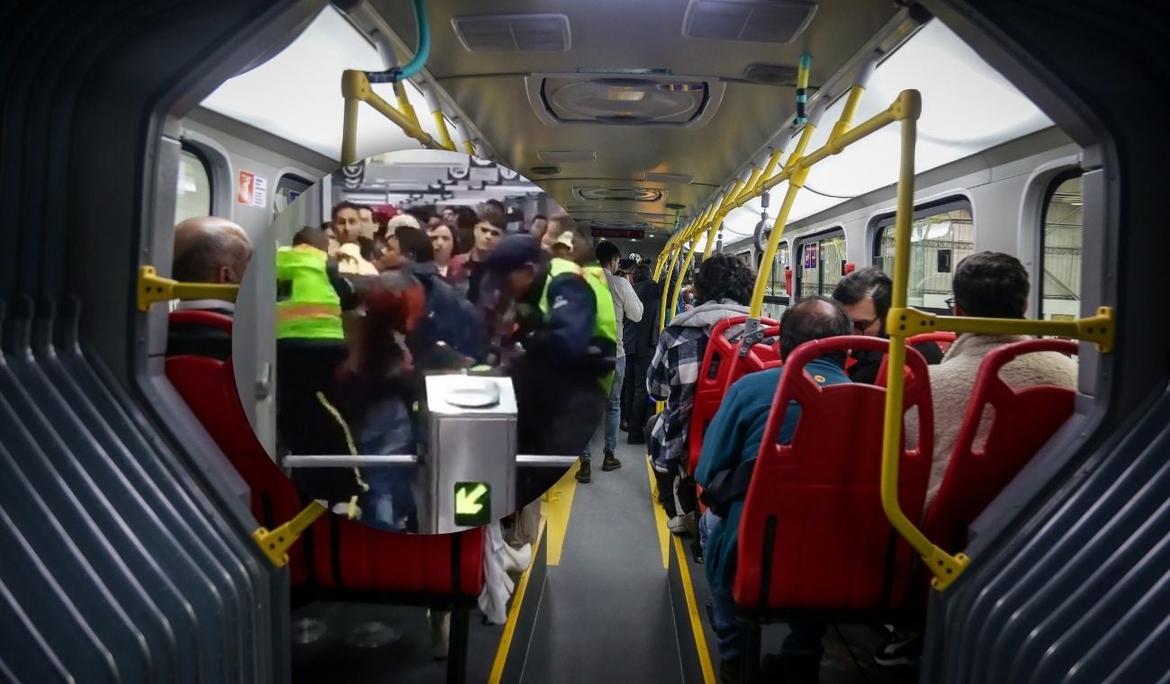 Pelea en TransMilenio