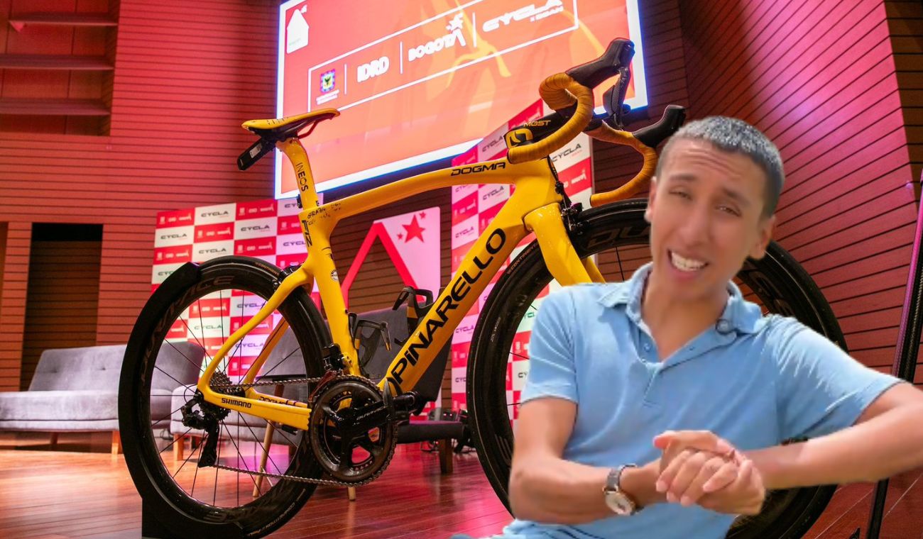 Ponen a perder a Egan Bernal busca su bicicleta amarilla del Tour de Francia