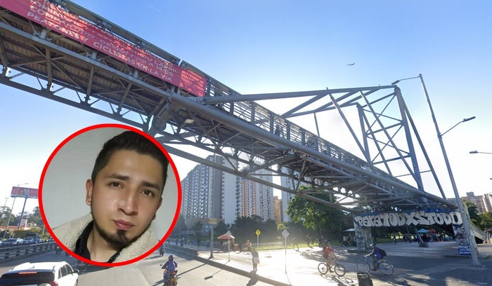 Puente de la Boyacá con 80, donde mataron a Víctor Alejandro Ladino