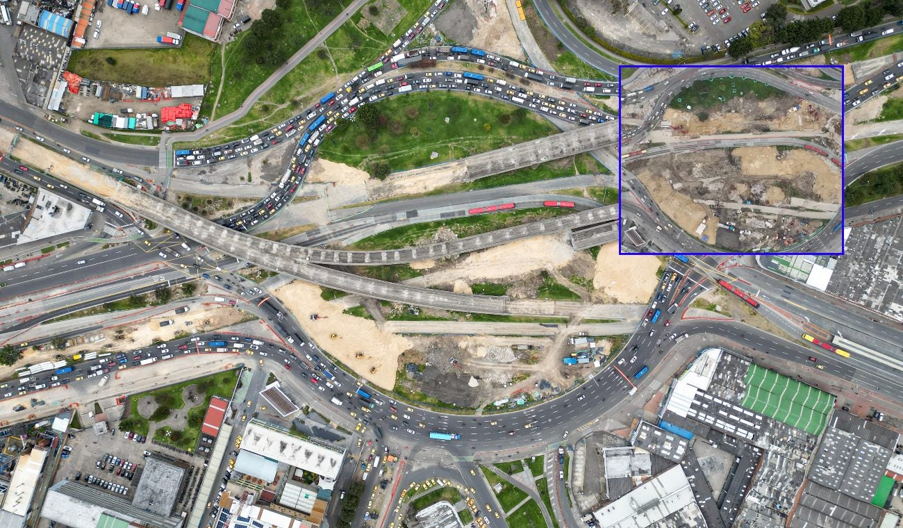 La implosión en Puente Aranda