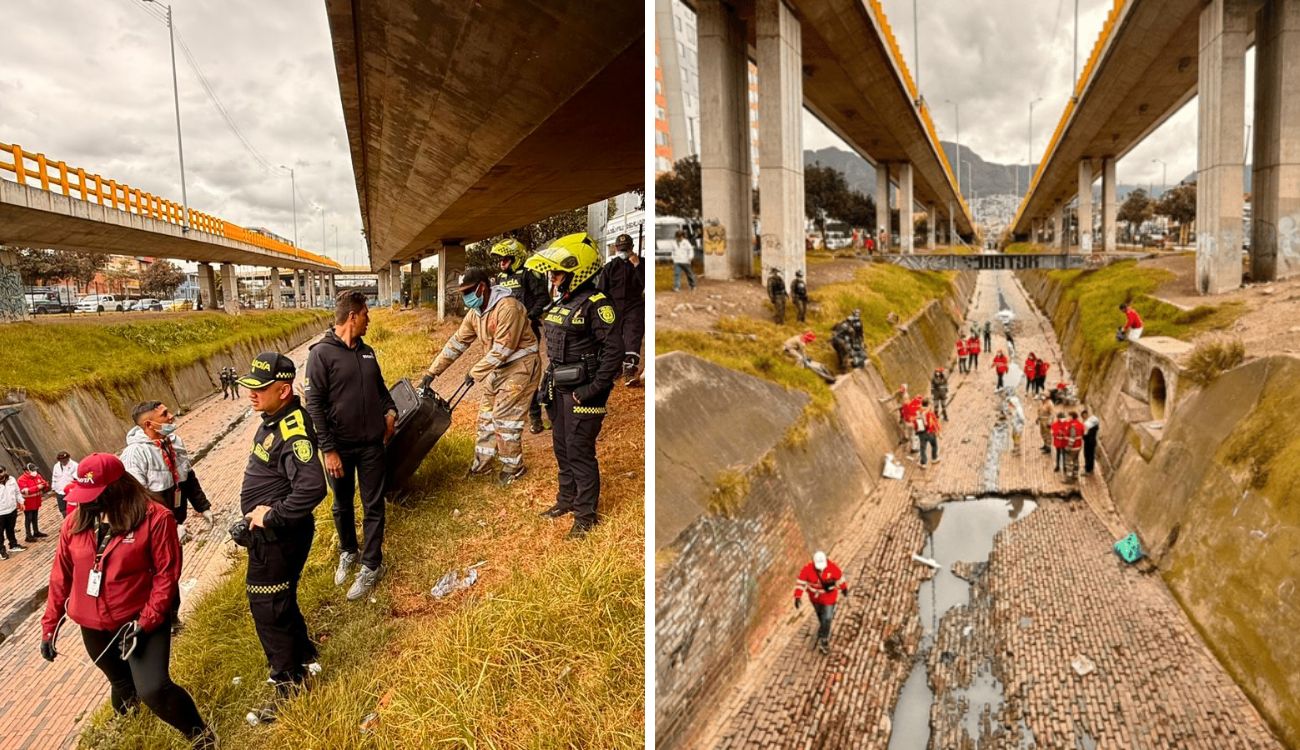 Canal Comuneros se sacude: tumban 20 cambuches y levantan toneladas de basura