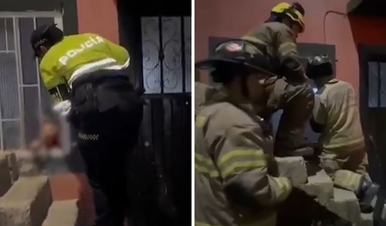 Rescate de menores abandonados