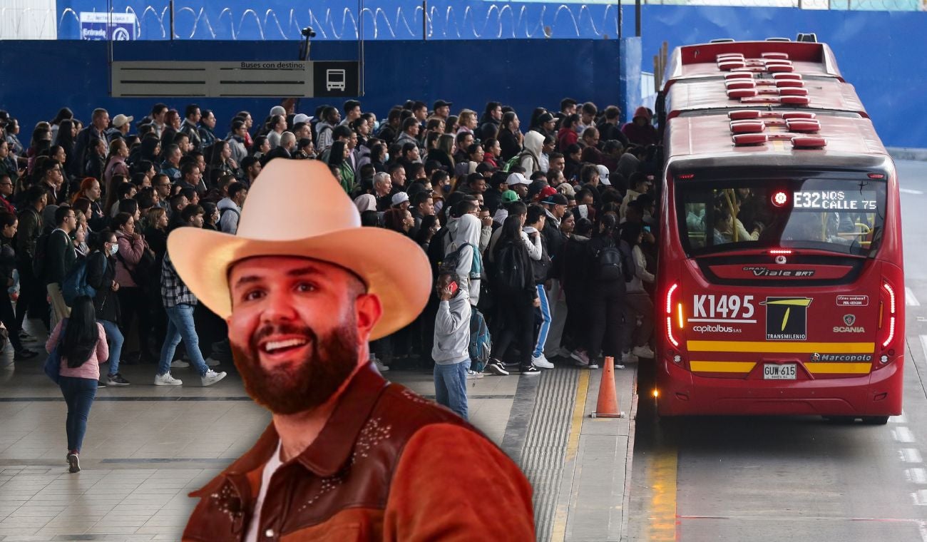 Rutas de TransMilenio en concierto de Carín León