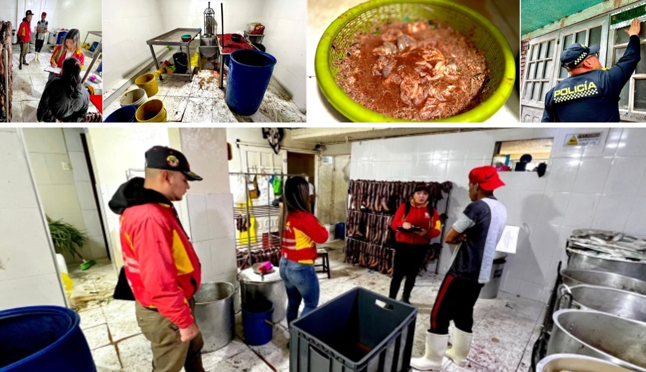 Sellan fábrica en Kennedy tras hallar 200 kilos de morcilla dañada